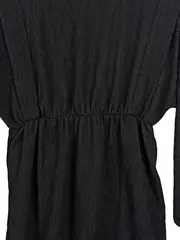 Vorschaubild 4 von Damen Freizeitkleid Gr. 36/S Schwarz Langarm Midikleid Casual