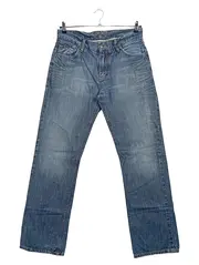Vorschaubild 1 von Denim Herren Jeans Regular Fit Größe 42 Blau Used Look