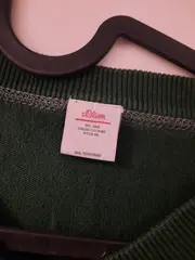 Vorschaubild 4 von Herren Pullover V-Ausschnitt Grün XL Casual