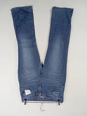 Vorschaubild 2 von Damen Jeans Regular Fit Blau Gr. 40/32 Bootcut Denim