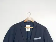 Vorschaubild 2 von Sakko Herren Business Blau Gr. 52/XL Eleganter Blazer Anzugjacke
