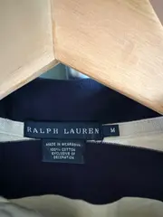 Vorschaubild 2 von Damen Rugby Shirt Langarm Gestreift Wappen Gr. M
