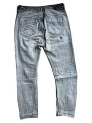 Vorschaubild 2 von Destroyed Jeans Damen W25/L32 Grau Used Look Streetwear