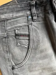 Vorschaubild 3 von Destroyed Jeans Damen W25/L32 Grau Used Look Streetwear