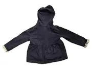 Vorschaubild 3 von Sweatjacke Mädchen Gr. 92 Kapuzenjacke Blau Baumwolle
