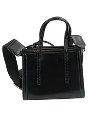 Vorschaubild 1 von Damen Henkeltasche Schwarz mit Schultergurt Elegant