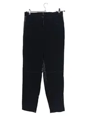 Vorschaubild 1 von Damen Anzughose Schwarz Elegant Satin-Details Gr. 44