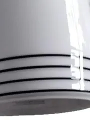 Vorschaubild 3 von Thomas Germany Porzellan Tasse Weiß mit schwarzen Streifen 350ml