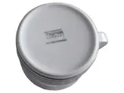 Vorschaubild 2 von Thomas Germany Porzellan Tasse Weiß mit schwarzen Streifen 350ml