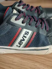Vorschaubild 3 von Kinder Sneaker low Schnürung Logo-Print Blau Gr. 31