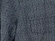 Vorschaubild 2 von Damen Bluse Langarm Gr. 38 Blau Geometrisch Muster Viskose