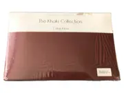 Vorschaubild 1 von Bettwäsche 167x256cm Braun Baumwolle Uni Modern