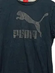 Vorschaubild 4 von Herren T-Shirt Schwarz Logo Print Gr. 48/50 M/L Baumwolle