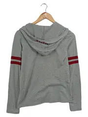 Vorschaubild 2 von Damen Kapuzenpullover Hoodie Gr. 34/XS Grau Casual Sportlich