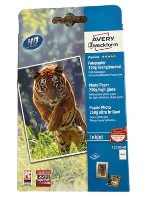 AVERY ZWECKFORM Druckerfotopapier