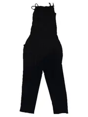 Vorschaubild 3 von Damen Jumpsuit Overall Schwarz Gr. XL Träger Elegant