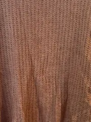 Vorschaubild 4 von Damen Pullover Zopfstrickmuster Beige Gr. 42/XL Langarm Freizeit