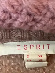 Vorschaubild 6 von Damen Pullover Zopfstrickmuster Beige Gr. 42/XL Langarm Freizeit