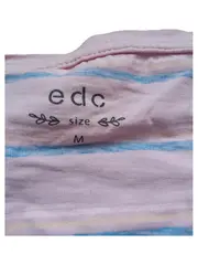 Vorschaubild 2 von Damen T-Shirt Gr. M Rosa Gestreift Baumwolle Casual