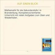 Vorschaubild 2 von Duden Mathematik 7. Klasse Brandenburg Schulbuch Hardcover Deutsch