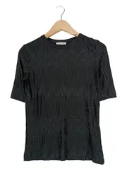 Vorschaubild 1 von Damen T-Shirt Modern Schwarz Gr. 38/M Strukturmuster