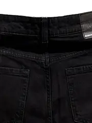Vorschaubild 5 von Mom Jeans Damen Schwarz Gr. 40 L Casual Baumwolle Elasthan