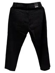 Vorschaubild 2 von Mom Jeans Damen Schwarz Gr. 40 L Casual Baumwolle Elasthan