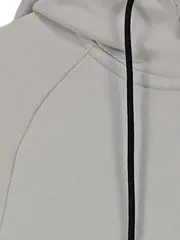 Vorschaubild 2 von Herren Trainingsjacke Tech Fleece Kapuze Grau Gr. S