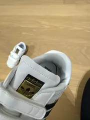 Vorschaubild 3 von Superstar Krabbelschuhe Babyschuhe Gr. 20 Weiß Schwarz Klett