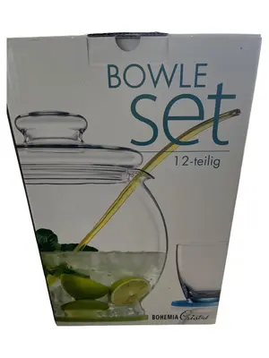 BOHEMIA CRISTAL Bowle Set