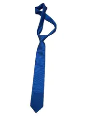 Vorschaubild 4 von Herren Krawatte Blau Seide Business Made in Italy 146cm