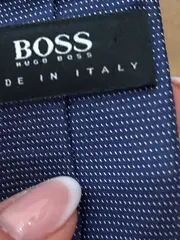 Vorschaubild 3 von Krawatte Herren Seide Blau Business Made in Italy 153cm