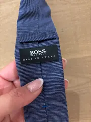 Vorschaubild 2 von Krawatte Herren Seide Blau Business Made in Italy 153cm