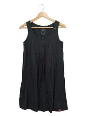 Vorschaubild 1 von Damen Sommerkleid Schwarz Gr. S Tanktop Baumwolle