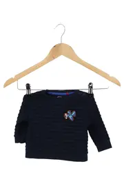 Vorschaubild 1 von Kinder Sweatshirt Gr. 62 Blau Casual Applikation Langarm