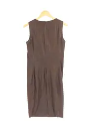 Vorschaubild 2 von Damen Etuikleid Gr. 38/M Braun Klassisch Elegant Business