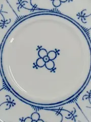 Vorschaubild 3 von Schwarzenbach Untertasse Unterteller Strohblume Blau Weiß Bavaria 15cm