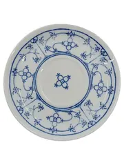Vorschaubild 1 von Schwarzenbach Untertasse Unterteller Strohblume Blau Weiß Bavaria 15cm