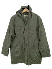 Vorschaubild 1 von Herren Parka Jacke Kapuze Oliv Baumwolle Gr. XL