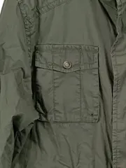 Vorschaubild 3 von Herren Parka Jacke Kapuze Oliv Baumwolle Gr. XL