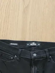 Vorschaubild 5 von Skinny Denim Short Herren Jeans Shorts Schwarz W33 Fransen Cut-Outs