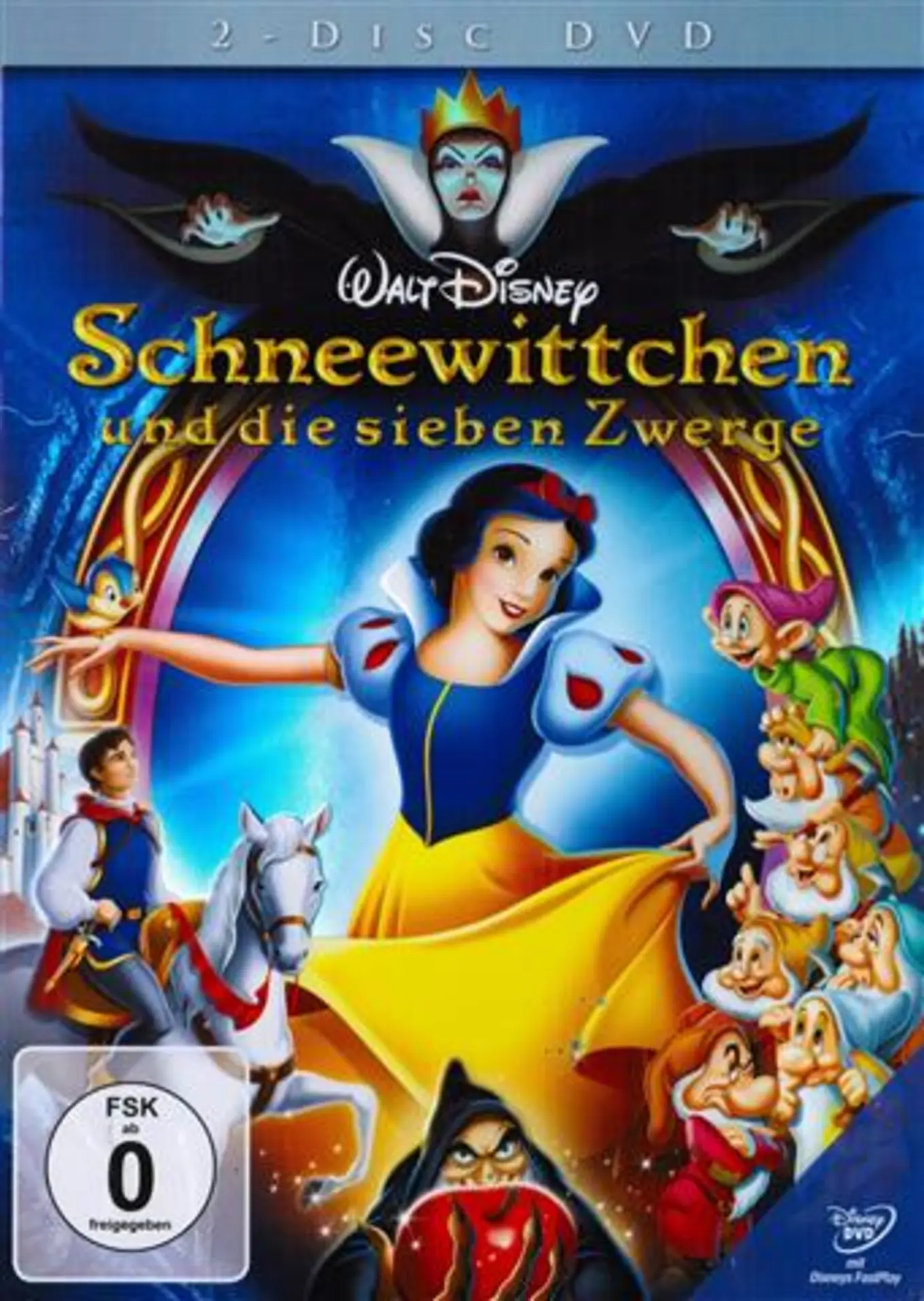 Walt Disney Schneewittchen & 7 Zwerge DVD Zeichentrick Klassiker Deutsch FSK 6