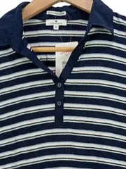 Vorschaubild 3 von Damen Poloshirt gestreift ärmellos Gr. 38/M Maritim Baumwolle