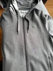 Vorschaubild 3 von Sport Sweatjacke Herren Gr. S Grau Kapuze Hoodie Baumwolle