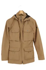 Vorschaubild 1 von Damen Steppjacke Gr. 36/S Braun Outdoor Casual Kapuze