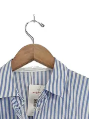 Vorschaubild 3 von Damen Hemdbluse gestreift Gr. 38 Baumwolle Mehrfarbig