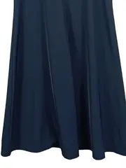 Vorschaubild 3 von Damen Freizeitkleid V-Ausschnitt Blau Gr. 38