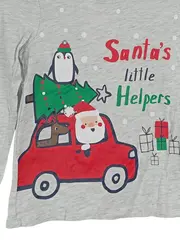 Vorschaubild 4 von Baby & Co Weihnachts-Shirt Gr. 92 Grau Santa's Little Helpers