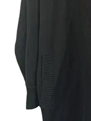 Vorschaubild 4 von Damen Strickjacke Kapuze Knebelverschluss Schwarz Gr. 46/3XL Casual