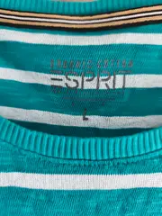 Vorschaubild 5 von Damen T-Shirt Gr. 40/L Gestreift Petrol Maritim Kurzarm